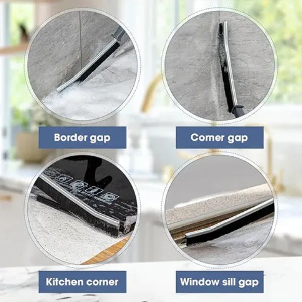Hard Bristle Crevice Cleaning Brush – Deep Gap & Corner Cleaner