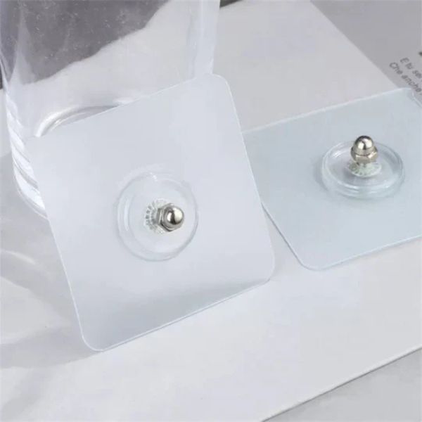 Punch-Free Wall Hooks – Self-Adhesive Screw Stickers for Easy Mounting
