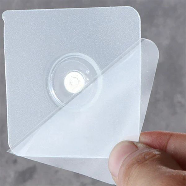 Punch-Free Wall Hooks – Self-Adhesive Screw Stickers for Easy Mounting