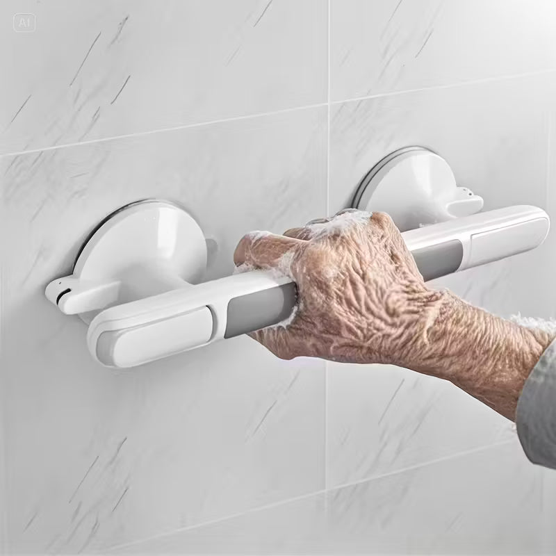 Elderly Safety Handrail – No-Drill Bathroom Support Bar | Slip-Proof Grab Handle for Parents & Seniors
