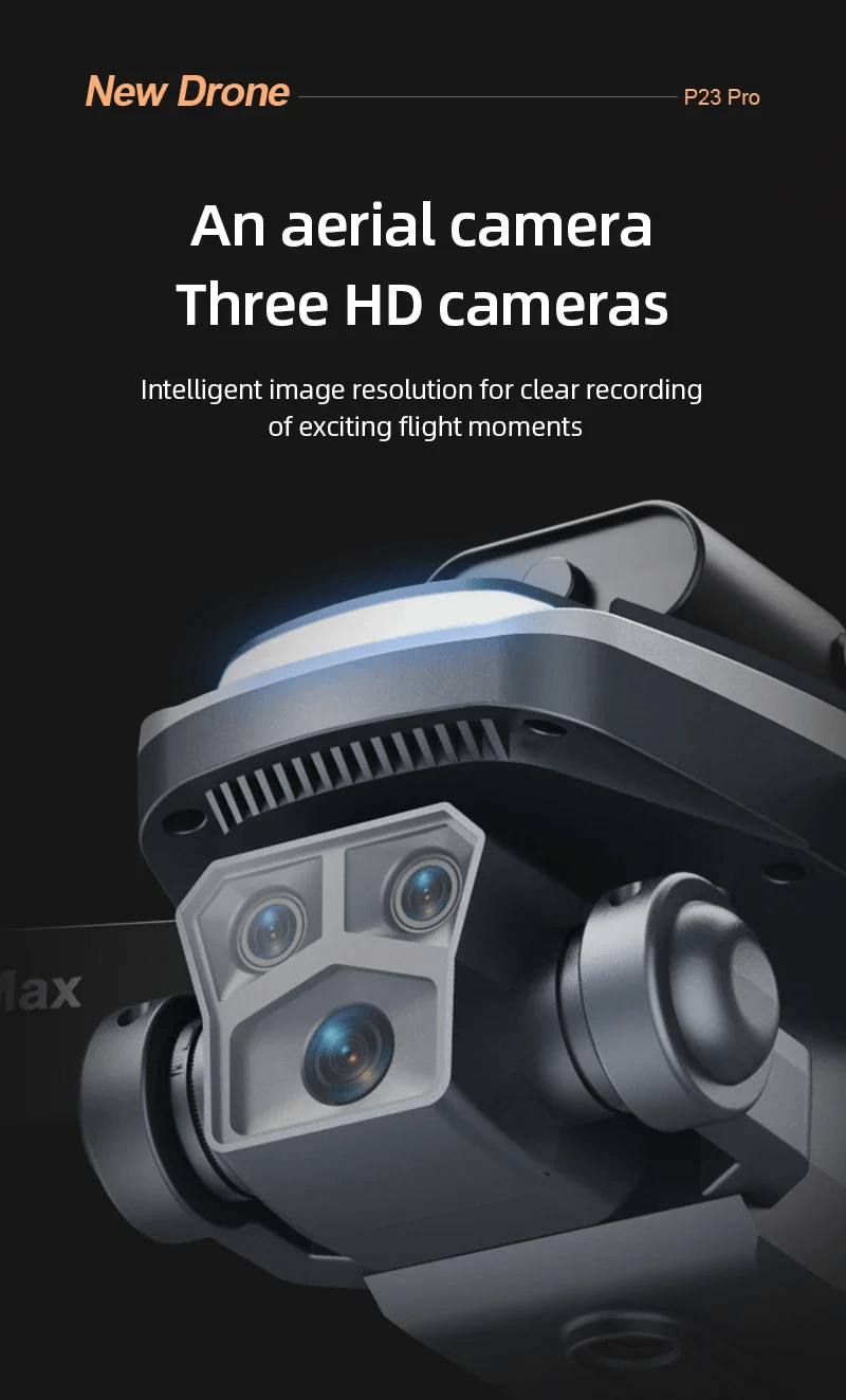 P23 Pro Intelligent Obstacle Avoiding Drone - Foldable Drone