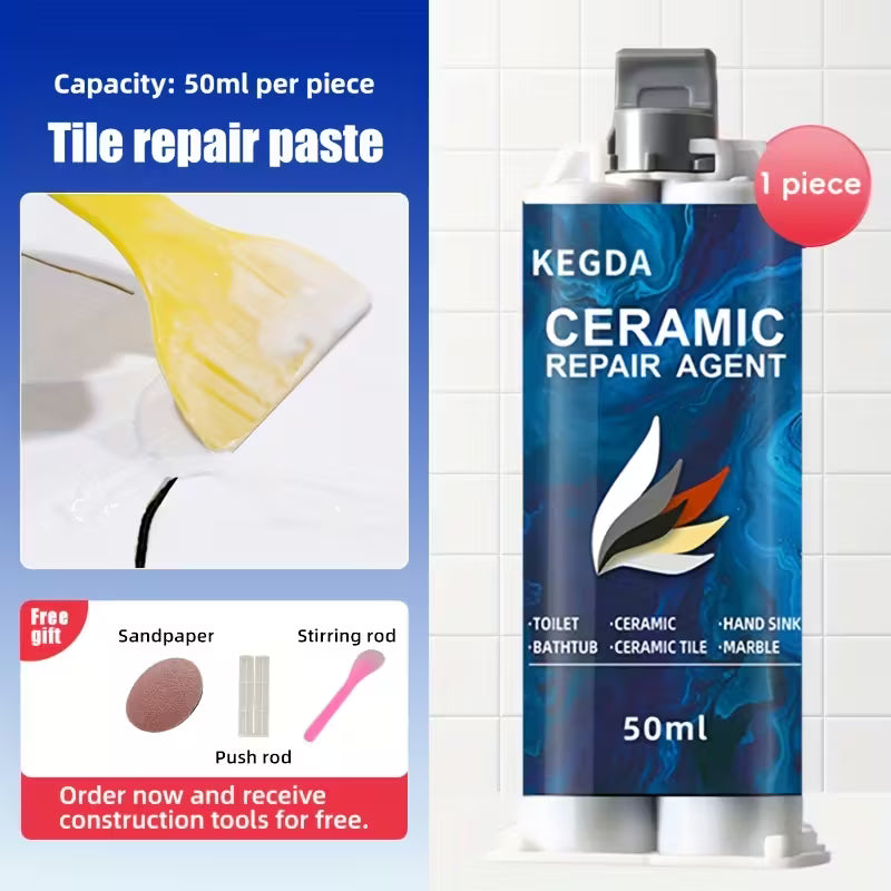 Ceramic Sink Crack Repair | Easy Epoxy Fix for Leaks