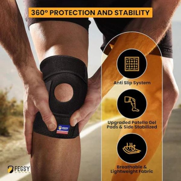 Adjustable Knee Brace – Support for Sports, Running & Joint Recovery