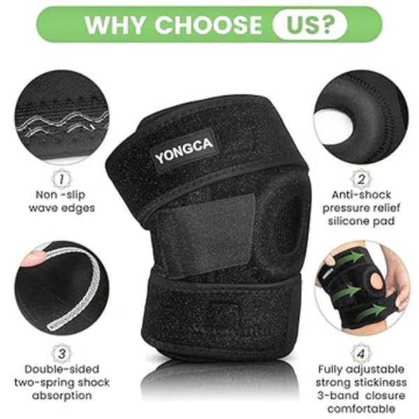 Adjustable Knee Brace – Support for Sports, Running & Joint Recovery