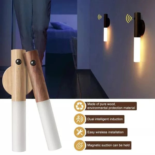 Smart Induction Wall Lamp Light – Motion Sensor, Rechargeable