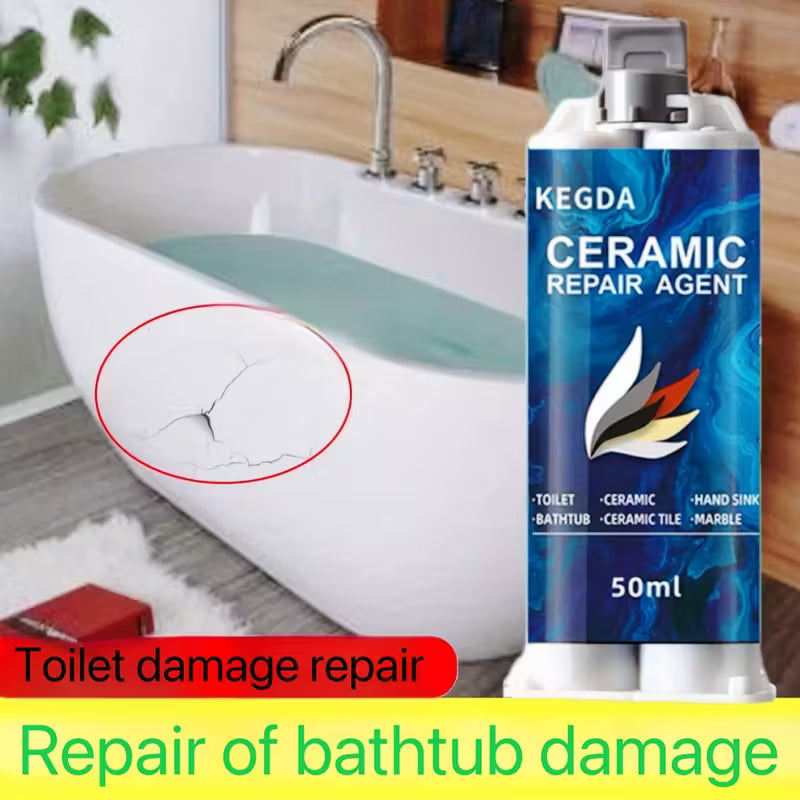 Ceramic Sink Crack Repair | Easy Epoxy Fix for Leaks