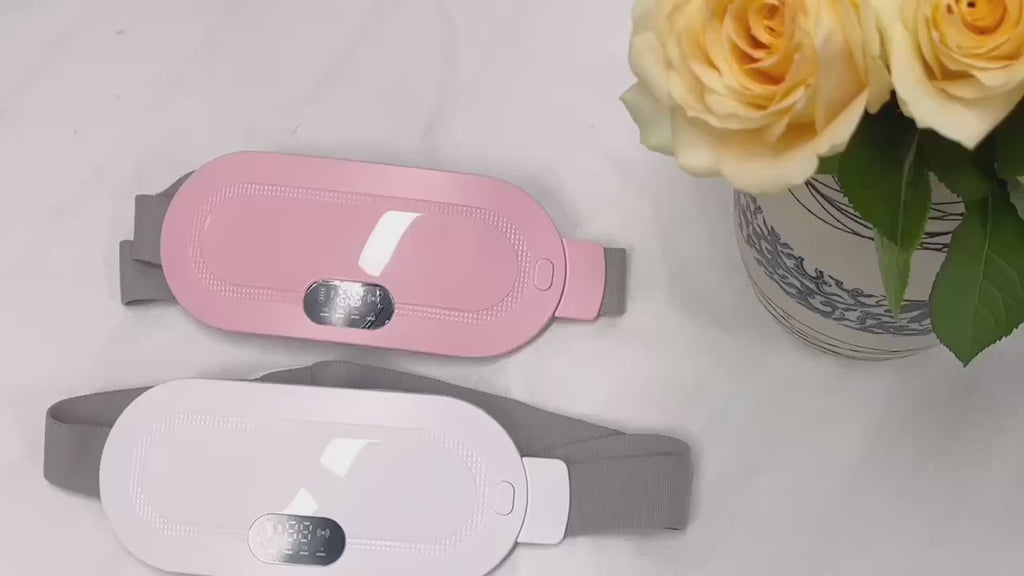 Period Cramp Relief Heating Pad – Rechargeable Menstrual Pain Relief Belt